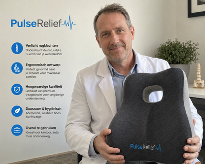 Pulse relief Ergonomische Rugsteun voor Auto & Bureaustoel - Rugkussen Onderrug,rug,